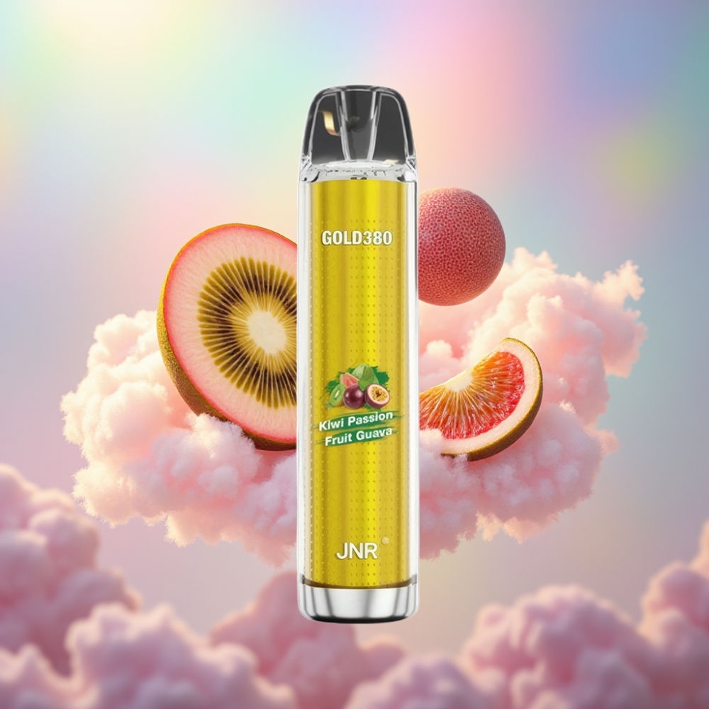 JNR Glod380 6000 Puffs Ühekordselt Kasutatav Vape Kiivi-Marakuuja-Guava