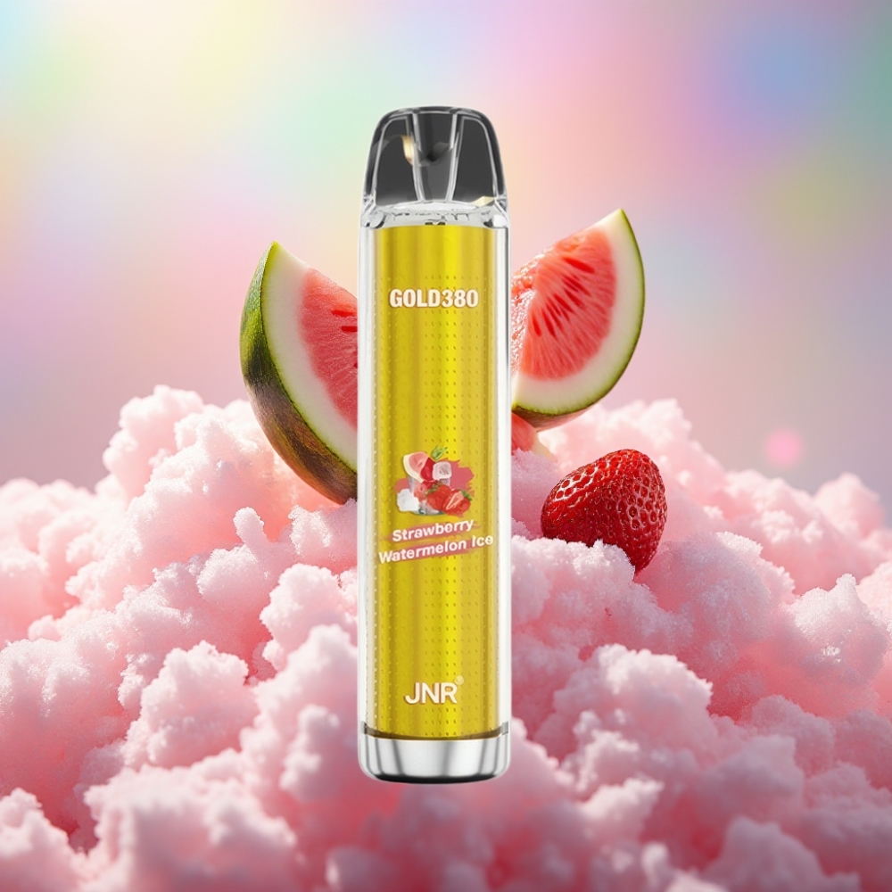 JNR Glod380 6000 Puffs Ühekordselt Kasutatav Vape Maasika-Arbuusi Jää
