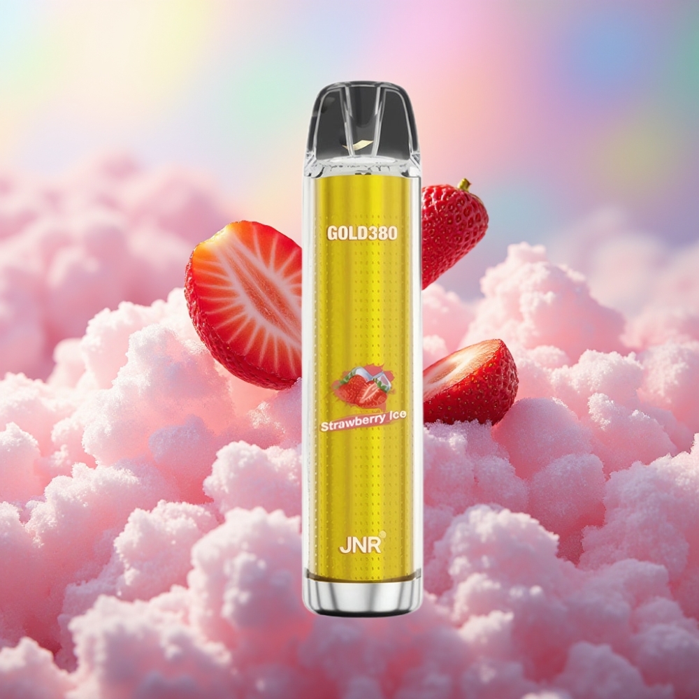 JNR Glod380 6000 Puffs Ühekordselt Kasutatav Vape Maasikajää