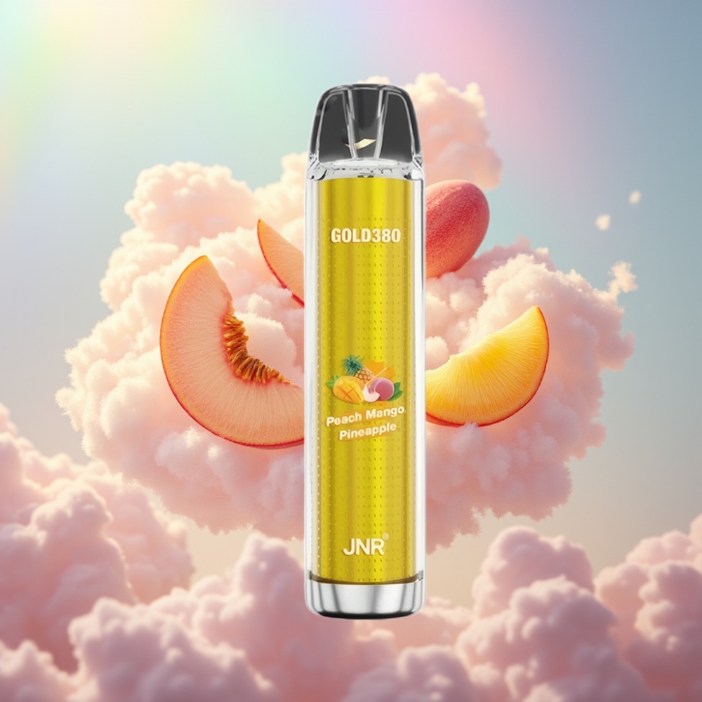 JNR Glod380 6000 Puffs Ühekordselt Kasutatav Vape Virsik Mango Ananas