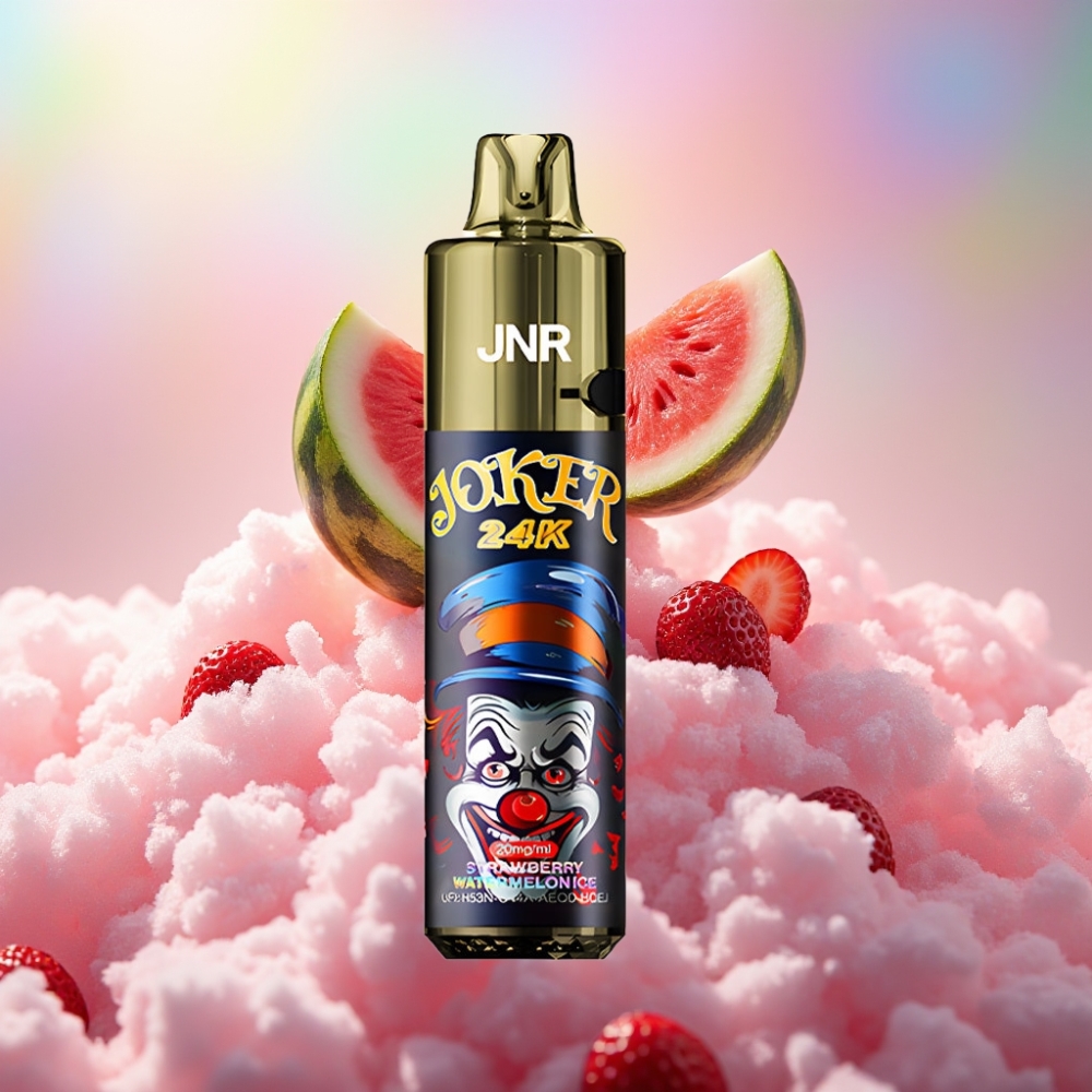 JNR Joker 24K Puffs Taaskasutatav Vape (Maasikas-Arbuusi Jää)