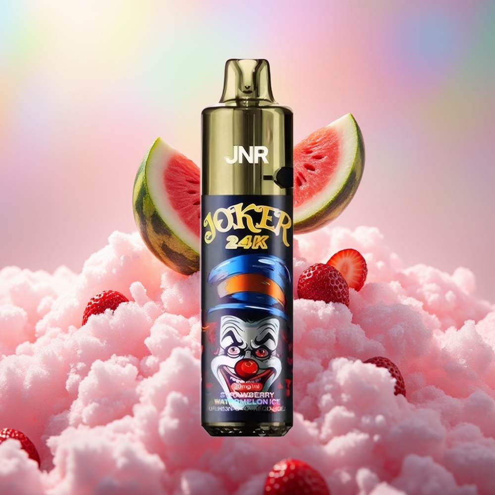 JNR Joker 24K Puffs Taaskasutatav Vape (Maasikas-Arbuusi Jää)