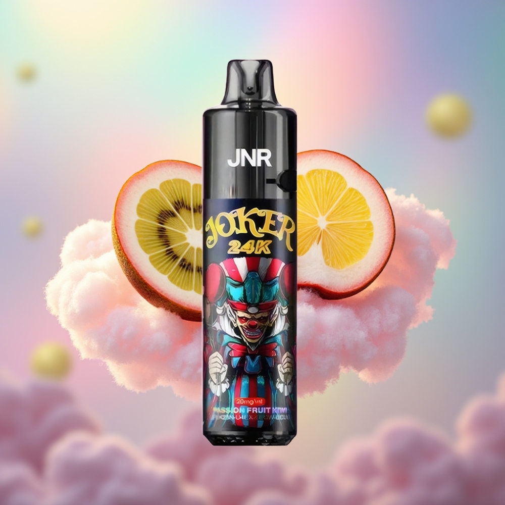 JNR Joker 24K Puffs Ühekordselt Kasutatav Vape Marakujakiivi (2+10ml, 800mAh, TPD)