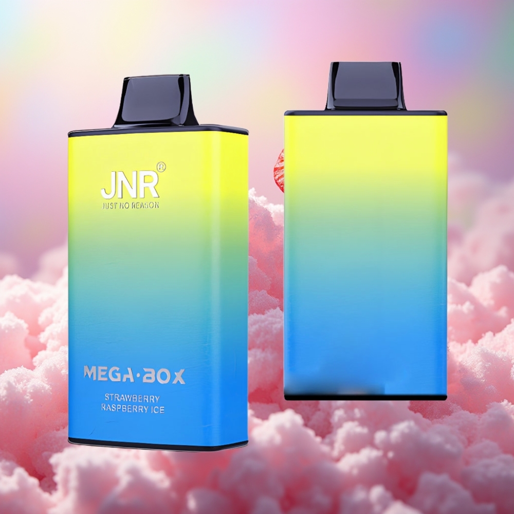 JNR Mega Box 25000 Puffs Ühekordselt Kasutatav Vape Maasikas-Vaarikas Jää