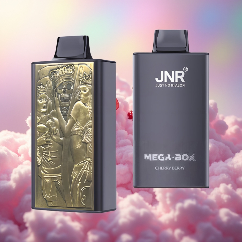 JNR Mega Box 25000 Sügavust Ühekordselt Kasutatav Vape Kirsi-Marja