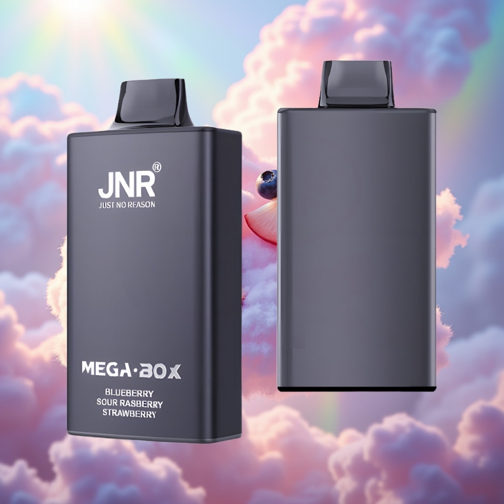 JNR Mega Box 25000 Sõmud Ühekordselt Kasutatav Vape Mustikas-Hapukas Vaarikas Maasikas