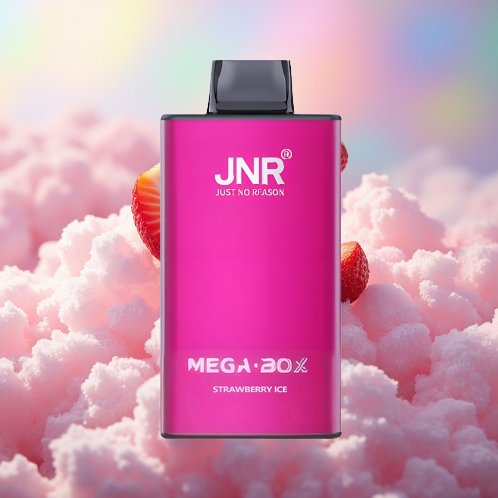 JNR Mega Box 25000 Sõõmuga Disposabel Vape Maasika-Jää