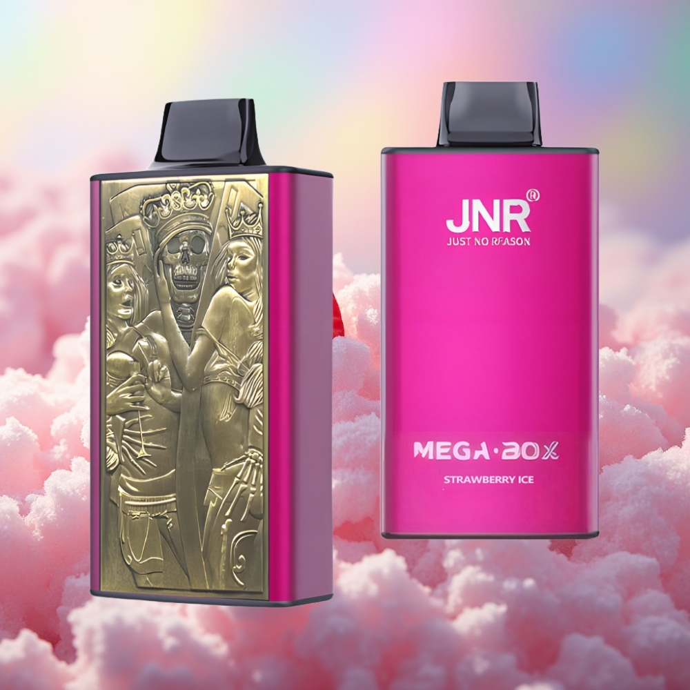 JNR Mega Box 25000 Sõõmuga Disposabel Vape Maasika-Jää