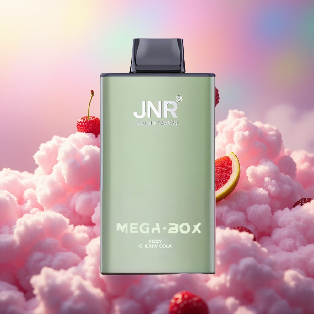 JNR Mega Box 25000 Sõõmuga Ühekordne Vape Fizzikas Kirsi-Koola