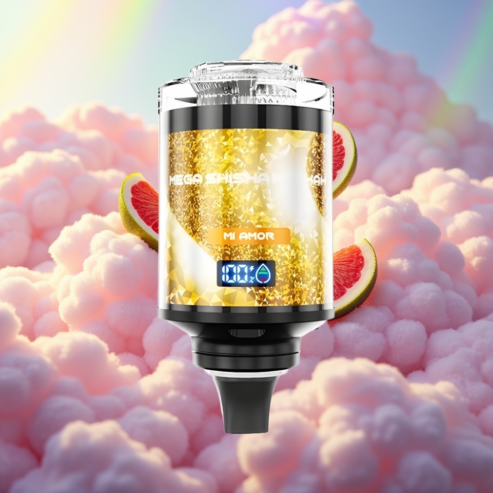 JNR Mega Shisha Hookah 100K Lauaühenduslik Mi Amor, 60ml, 2200mAh, Type-C
