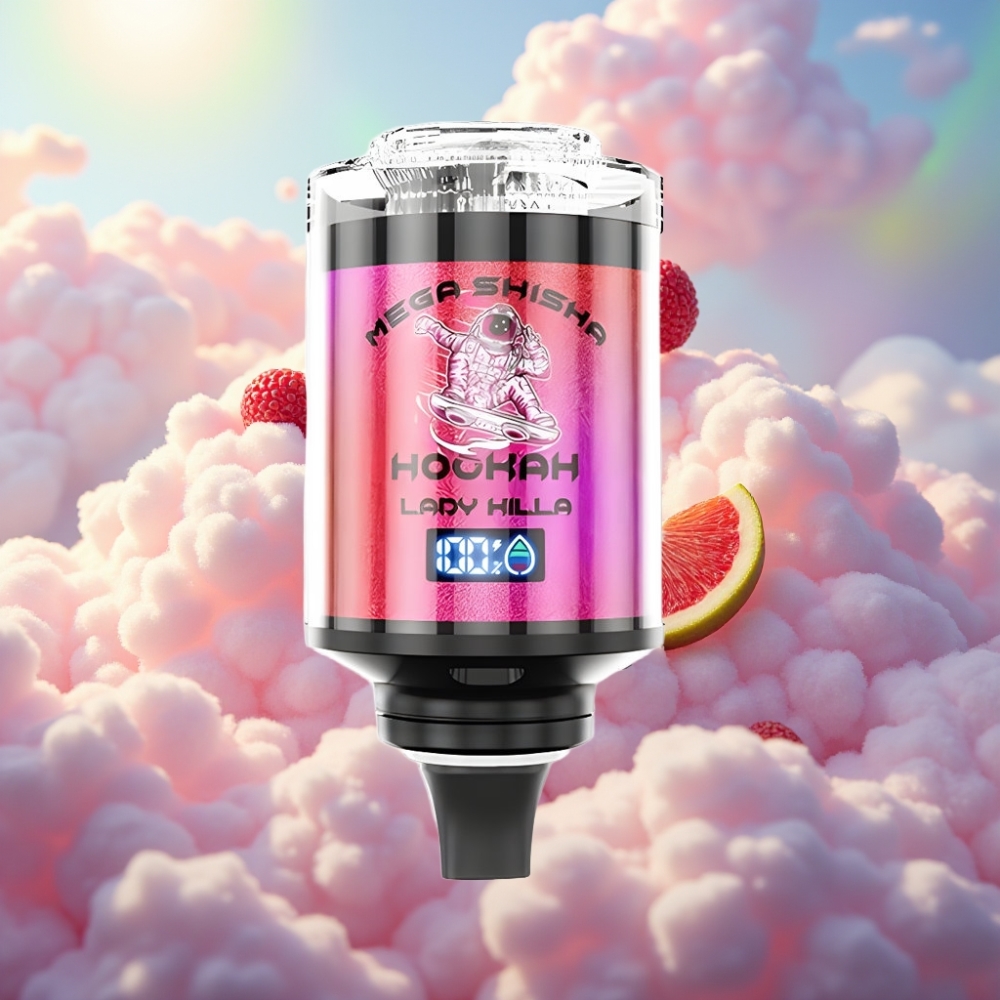 JNR Mega Shisha Hookah 100K Lauaühildus Lady Killa