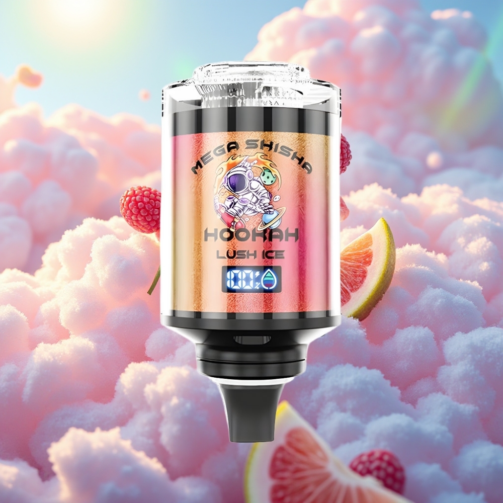 JNR Mega Shisha Hookah 100K Lauaühildus Lush Jää