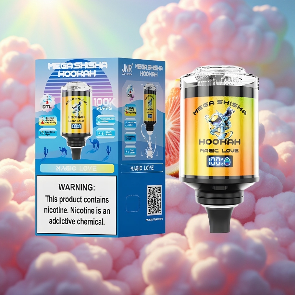 JNR Mega Shisha Hookah 100K Lauaühildus Maagiline Armastus