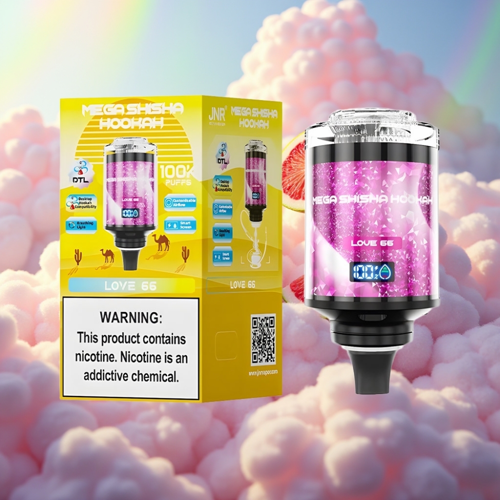 JNR Mega Shisha Hookah 100K Lauaühilduvus Armastus 66