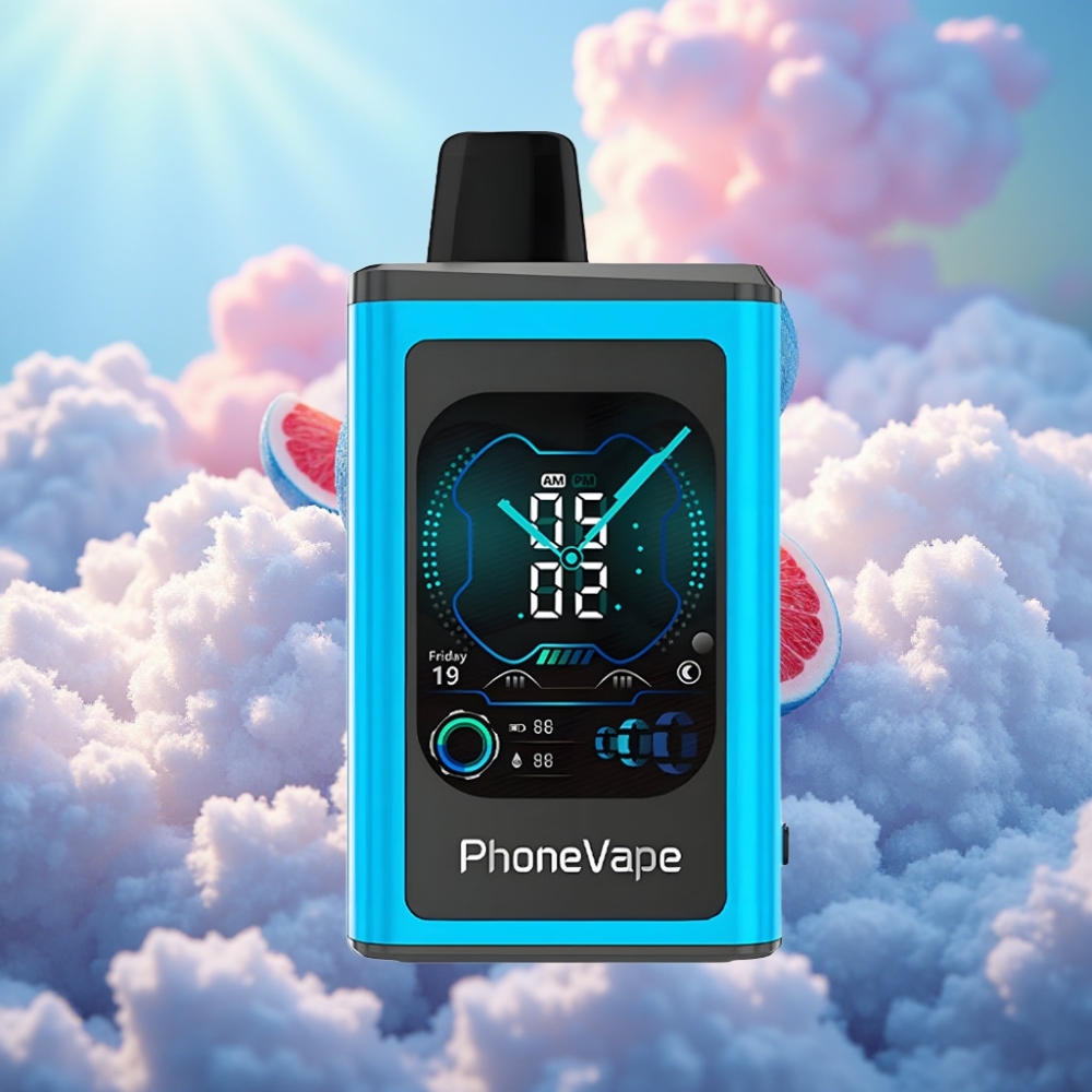 JNR PhoneVape 30000 Puffs Lahtiskasutatav Vape (Sinine Razz Jää)