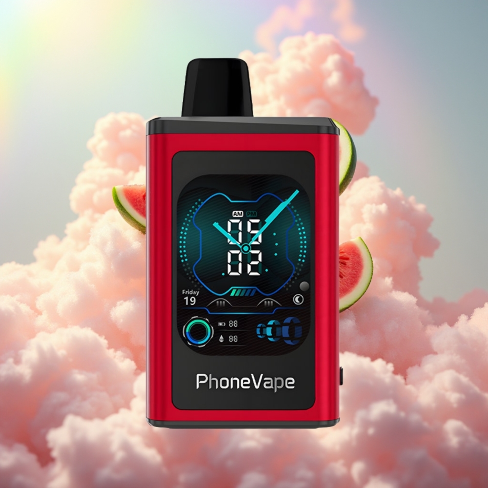 JNR PhoneVape 30000 sügavust Lahtivõetav Vape (Virsi-Mango-Arbuus) 850mAh, Type-C, Rakendusejuhitav, Kaugkaamera