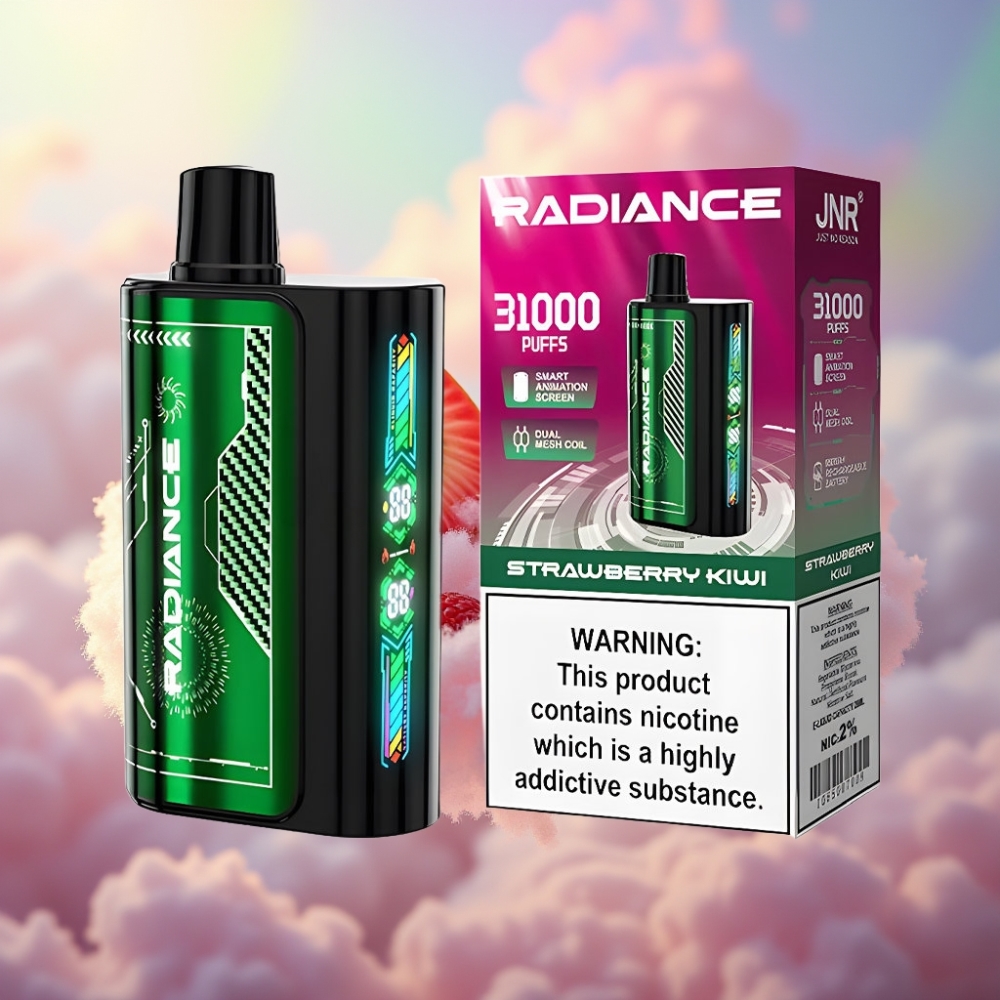 JNR Radiance 31000 Puffs Ühekordselt Kasutatav Vape MAASIKA-KIIVI