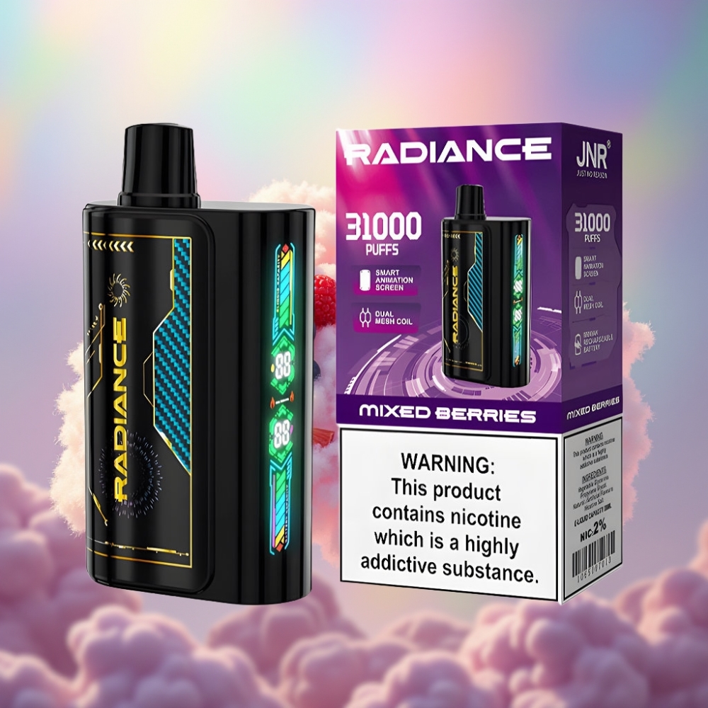 JNR Radiance 31000 Sõmud Ühekordne Vape SEGAMARJAD