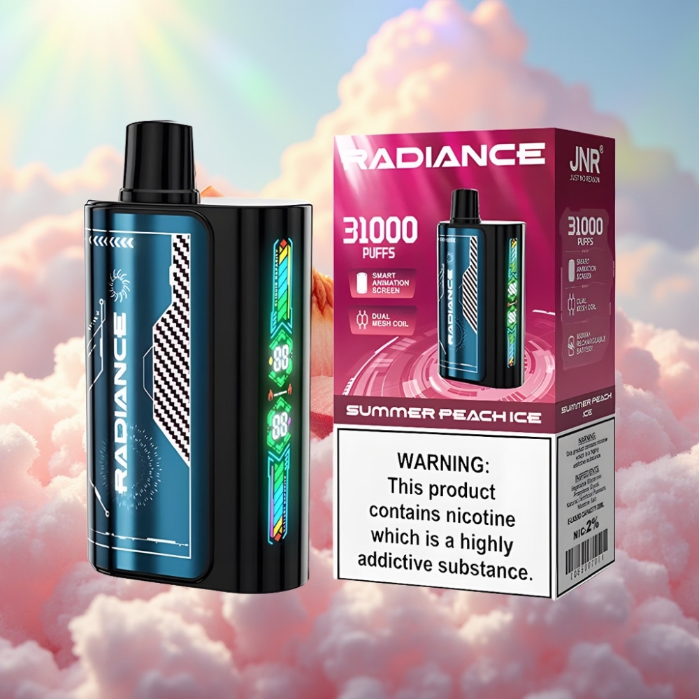 JNR Radiance 31000 Sõmud Ühekordne Vape SUVI KURSIK JÄÄ