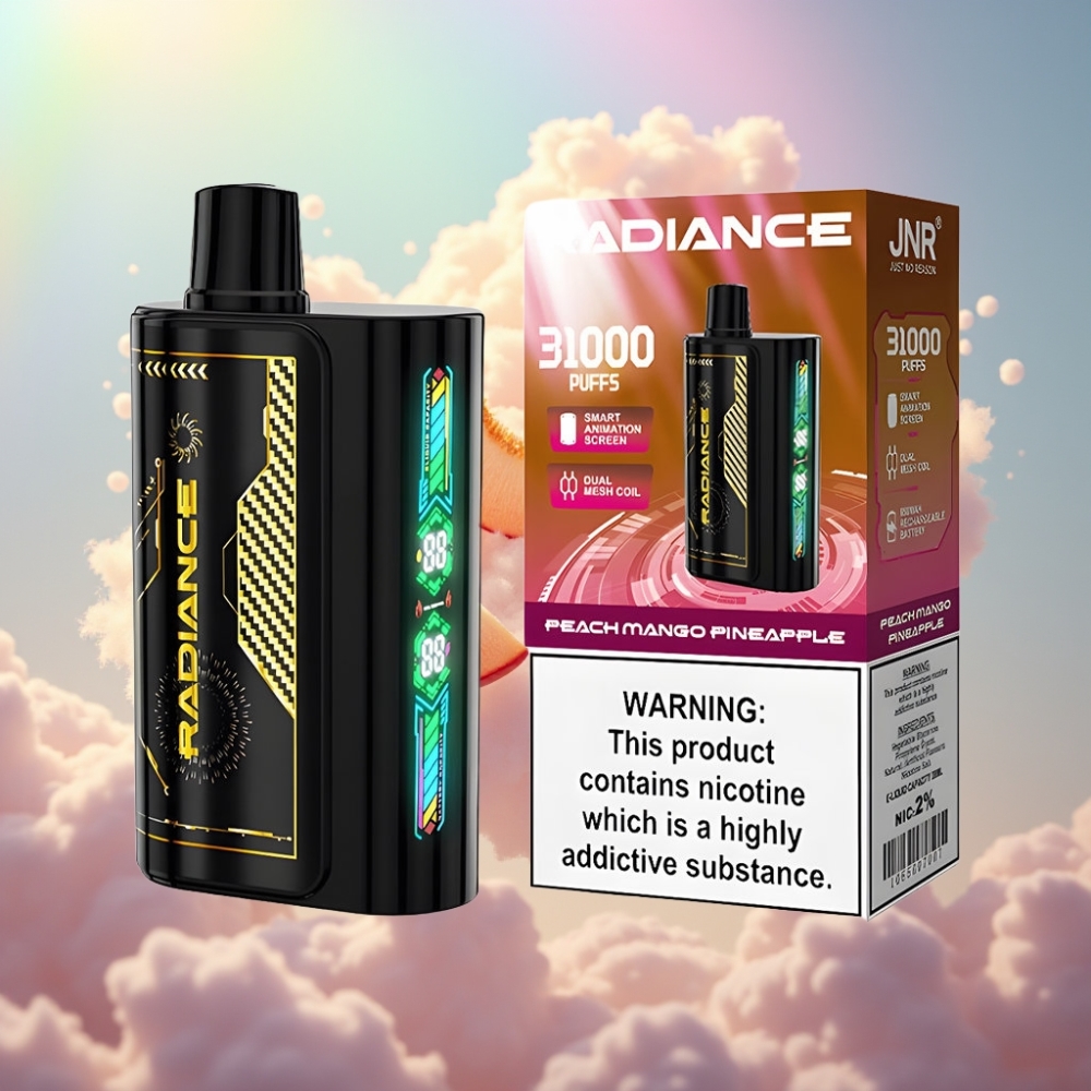 JNR Radiance 31000 Sõmud Ühekordne Vape VIRSIK MANGO ANANAS