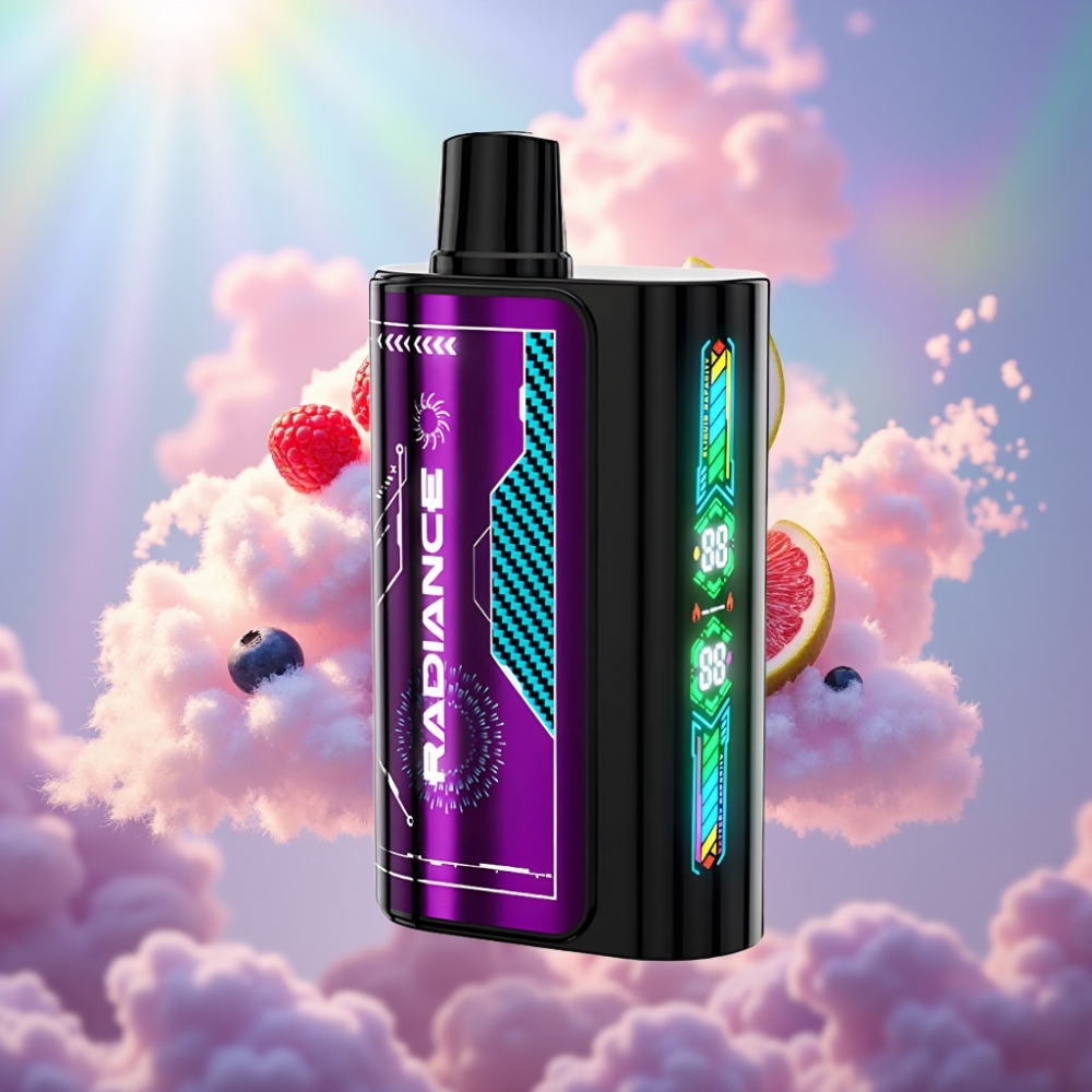 JNR Radiance 31000 Soodust Ühekordselt Kasutatav Vape MUSTIKA HAPU VAARIKA