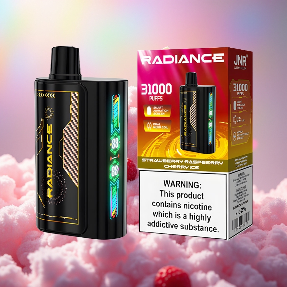 JNR Radiance 31000 Tagasilaaditav Auruveipi MAASIKA-VAARIKA-KIRSI JÄÄ
