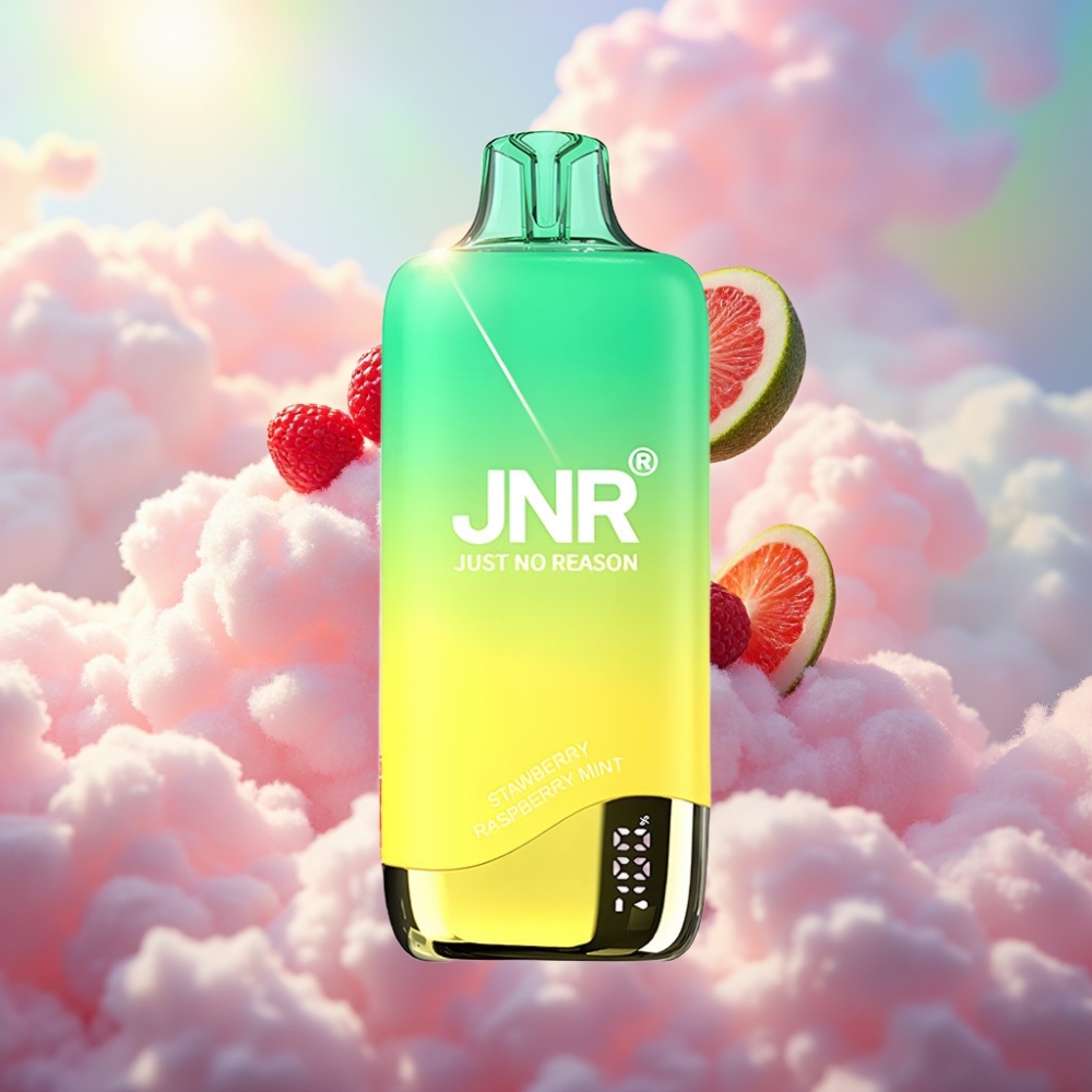JNR Rainbow 10500 Puffs Ühekordselt Kasutatav Vape Maasikas Vaarikas Münt