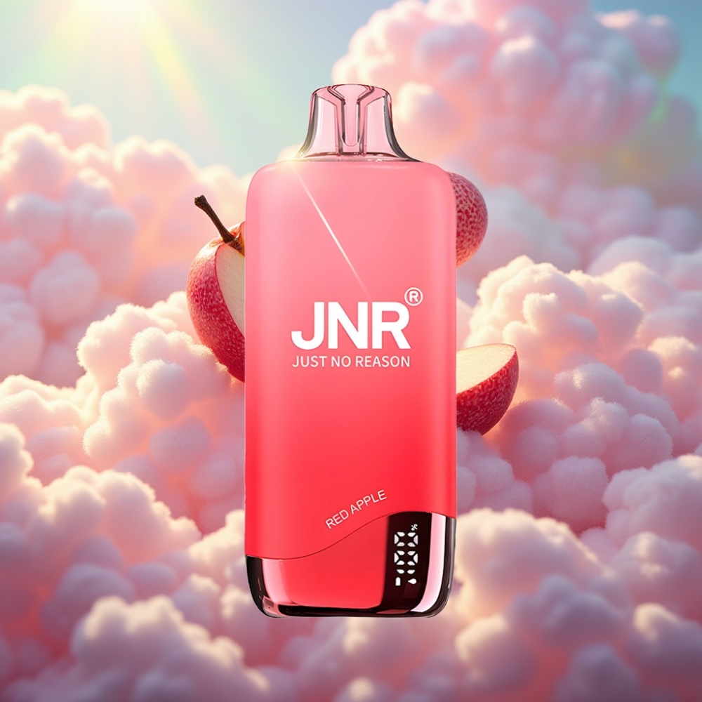 JNR Rainbow 10500 Puffs Ühekordselt Kasutatav Vape Punane Õun