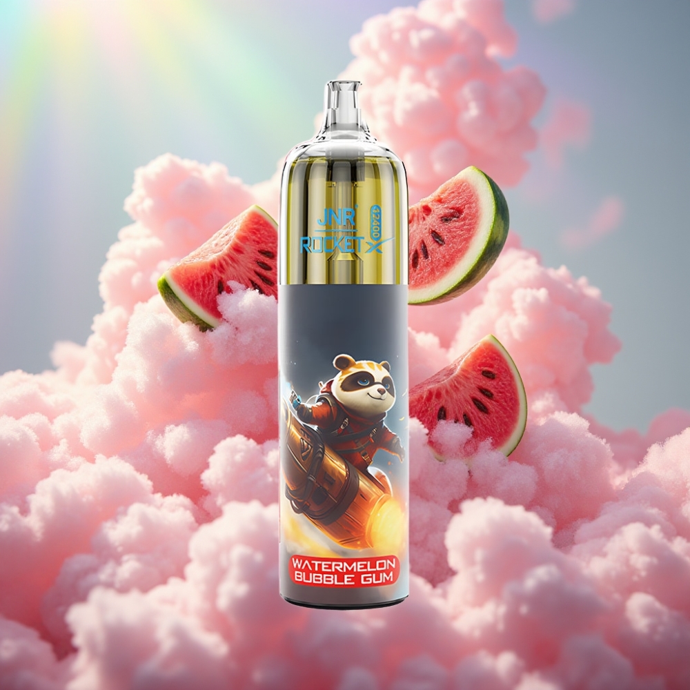 JNR Rocket-X 12400 Puffs Disposabel Vape (Arbuse Mullikomm) – Reguleeritav õhuvool, 850mAh aku, 25ml vedelikumaht
