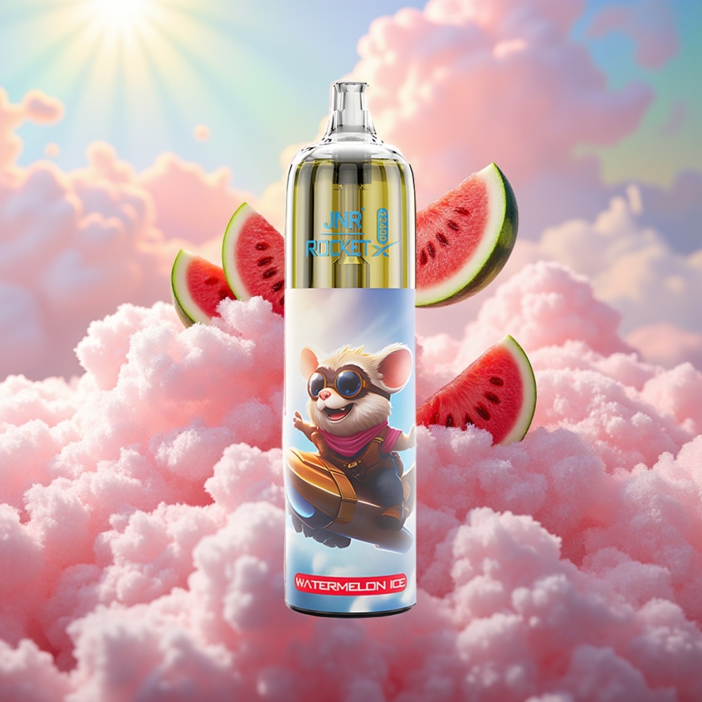 JNR Rocket-X 12400 Söestusvabad Vape (Arbujää) – Reguleeritav õhuvool, 1.2ohm Mesh Mähis, 850mAh aku, 25ml e-vedelik