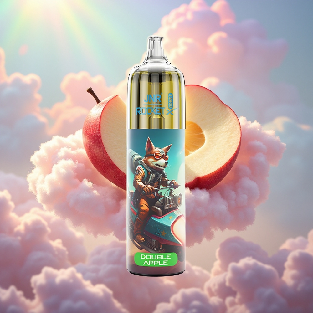 JNR Rocket-X 12400 Tahvel Ühekordselt Kasutatav Vape Kahekordne Õun