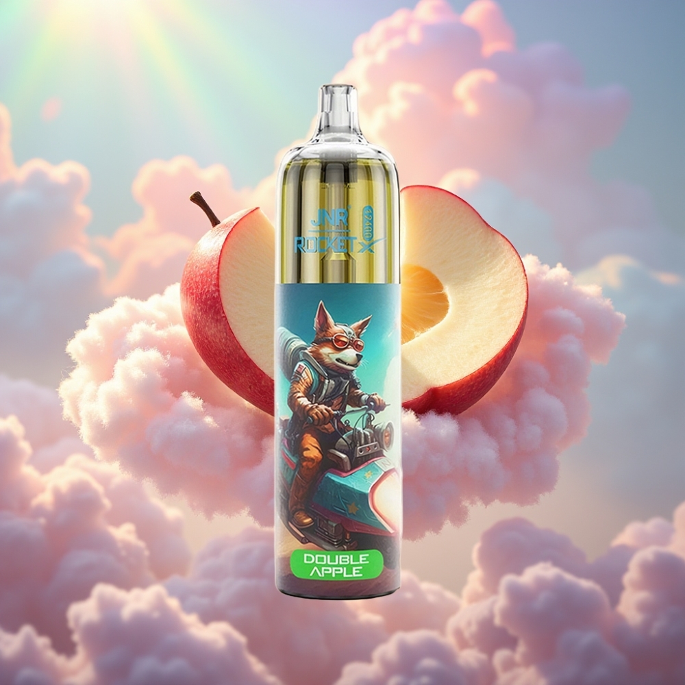 JNR Rocket-X 12400 Tahvel Ühekordselt Kasutatav Vape Kahekordne Õun
