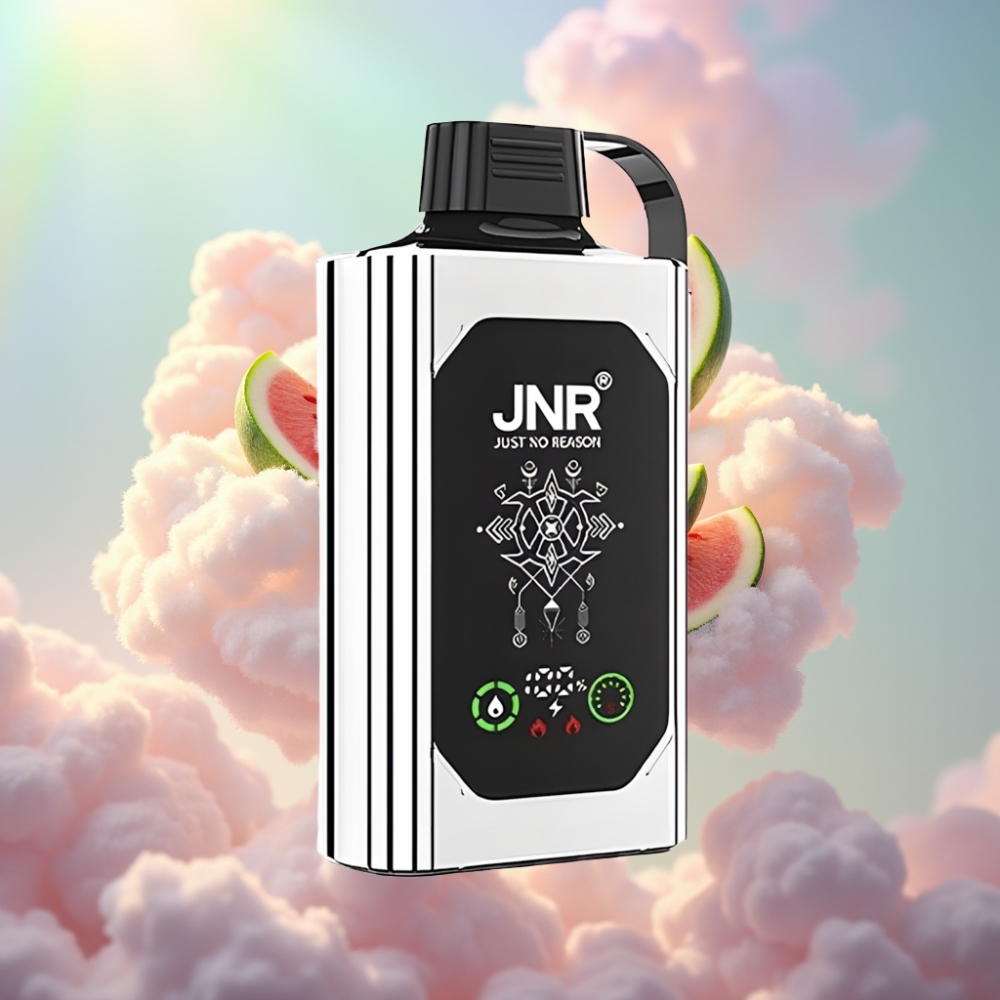 JNR Shisha Hookah Box 20500 Puffs HD Ekraaniga Kahekordse Meloni-Mündi Maitsega
