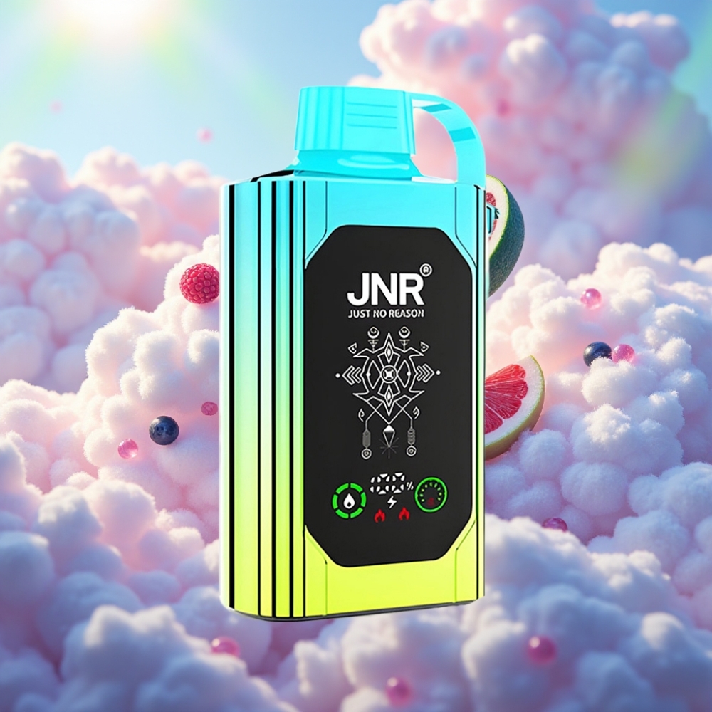 JNR Shisha Hookah Box 20500 Sõmrad HD Ekraan, 25ml Vedelik, 1000mAh, Sinimetsa Mündi Maitse