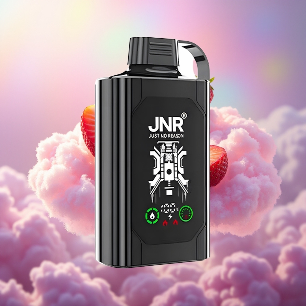 JNR Shisha Hookah Box 20500 Sõõmud HD Ekraaniga, Maasikas-Mustikas, Topeltvõrk Keerud, Type-C Laadimine