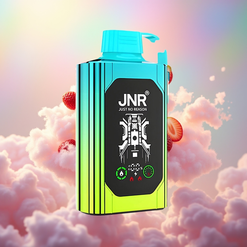 JNR Shisha Hookah Box 20500 Sõõmukat HD Ekraan, 1000mAh, Kiivi-Maasikas