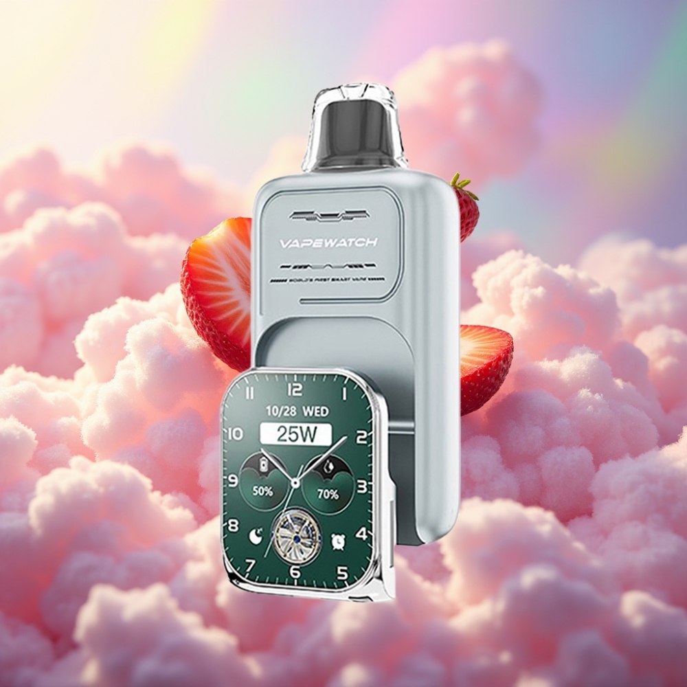 JNR VapeWatch 30000 Tikku (Maasikajää) – 19mL, 1000mAh, Tüüp-C Laadimine