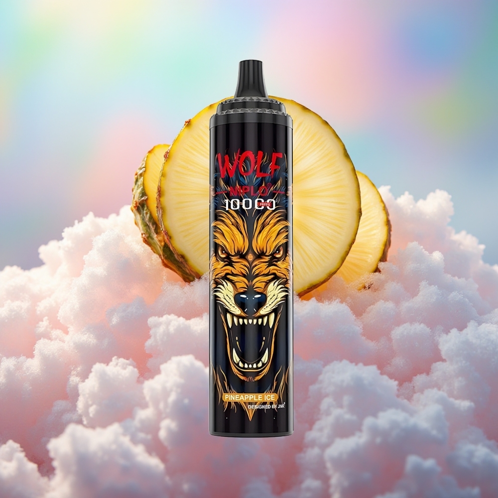JNR Wolf Niplo 10000 Puhangud Mesh 1.0 Ohm Ananass-Jää