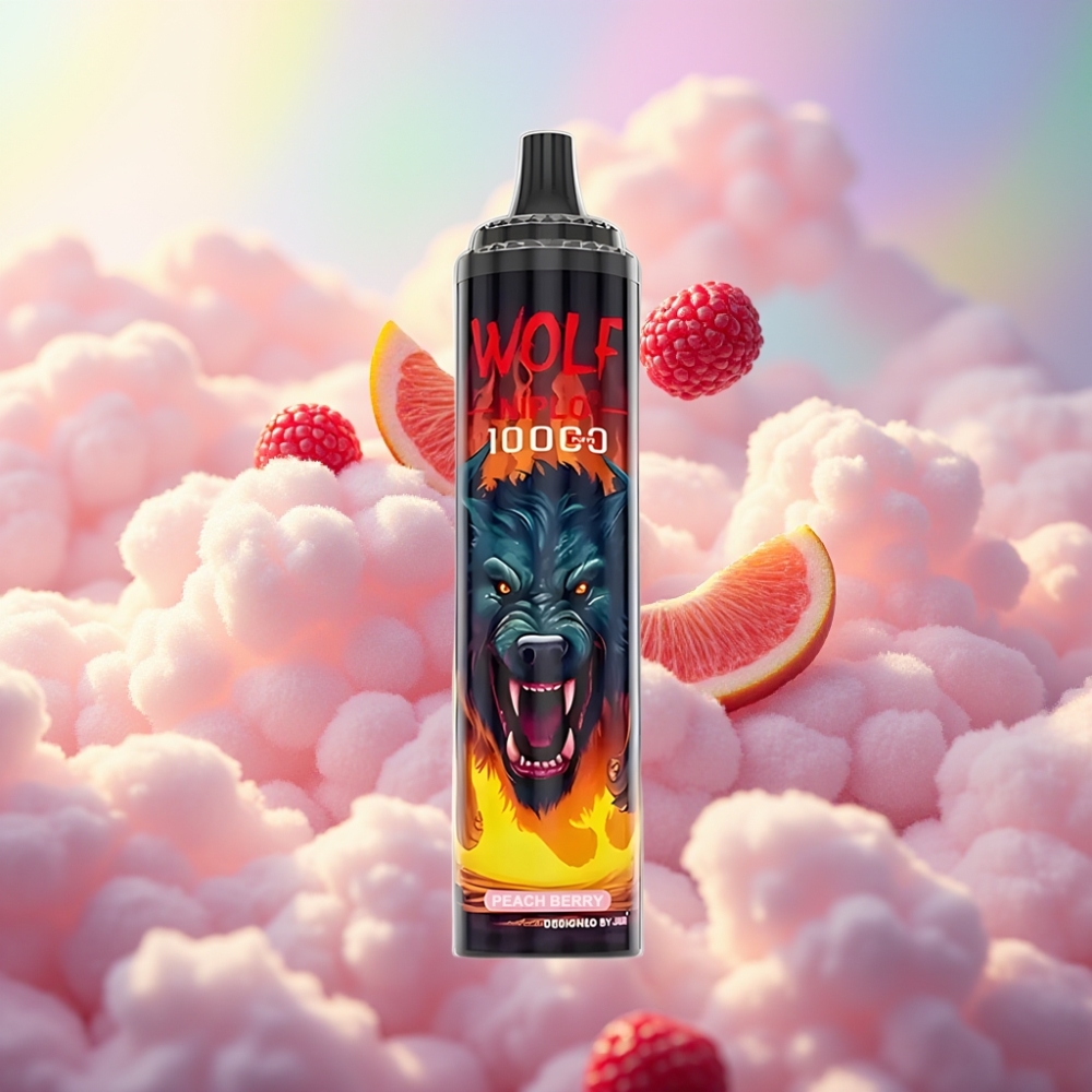 JNR Wolf Niplo 10000 Puhangud Virsik-Mari Disposabel Vape