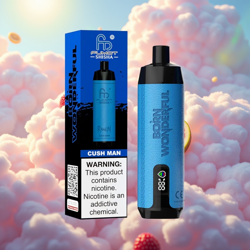 RandM Fumot Shisha 10000 Sõõmuga Ühekordne Vape Cush Mees