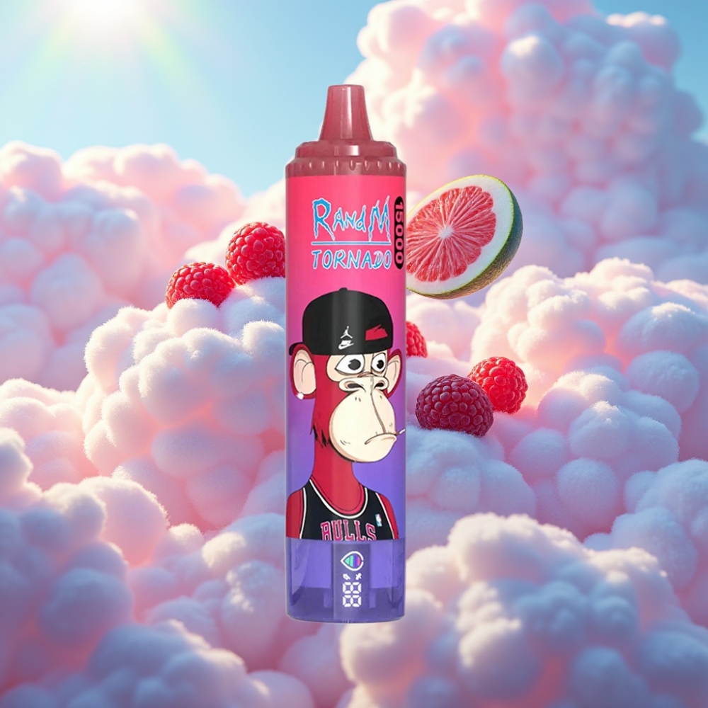 RandM Fumot Tornado 15000 Puffs (25ml, 850mAh, Mesh Coil) Sinihapukas-Murakas