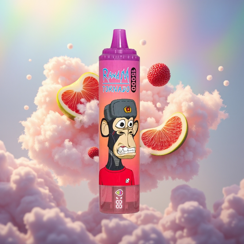 RandM Fumot Tornado 15000 Puffs Disposabel Vape Draakonipuu (LCD, 25ml, 850mAh, Type-C)