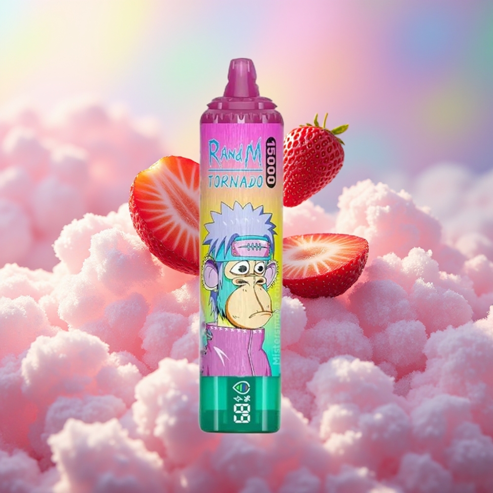 RandM Fumot Tornado 15000 Puffs Disposabel Vape Jäine Maasikas
