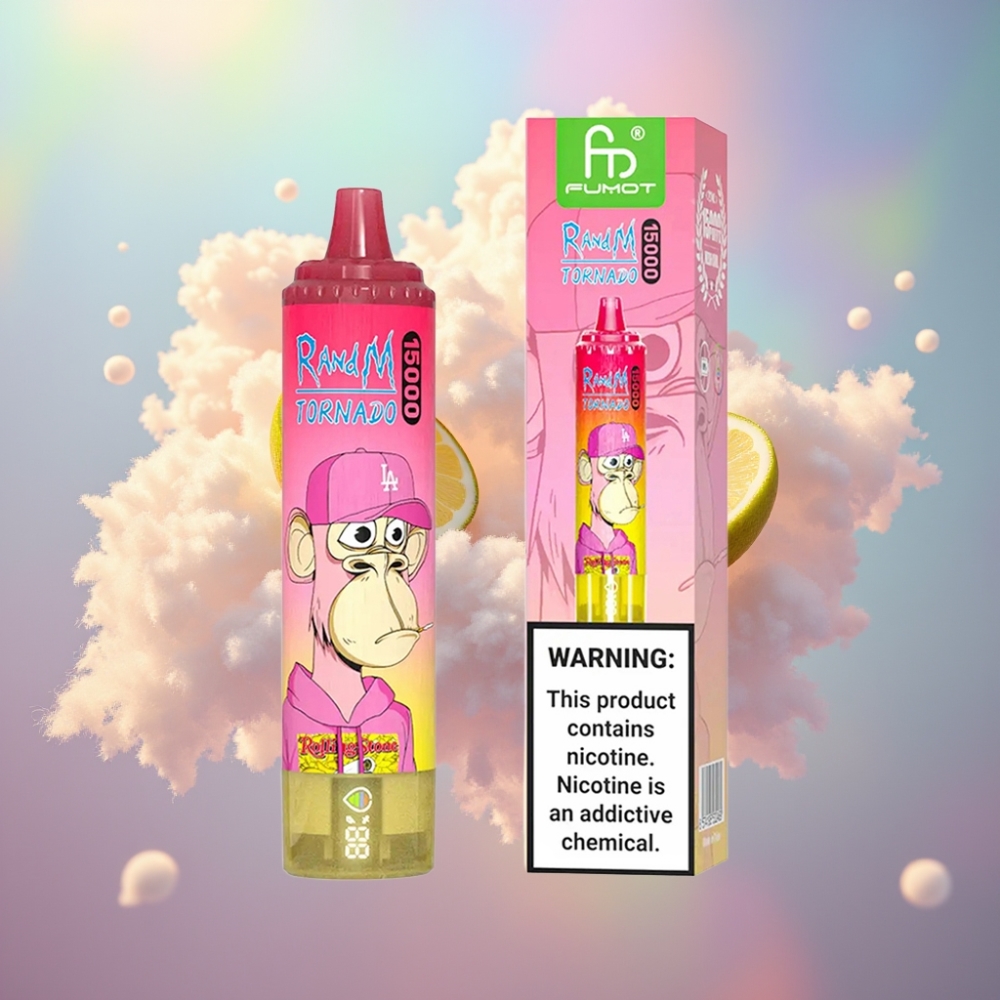 RandM Fumot Tornado 15000 Puffs Emahtlik Disposabel Vape Sidrun
