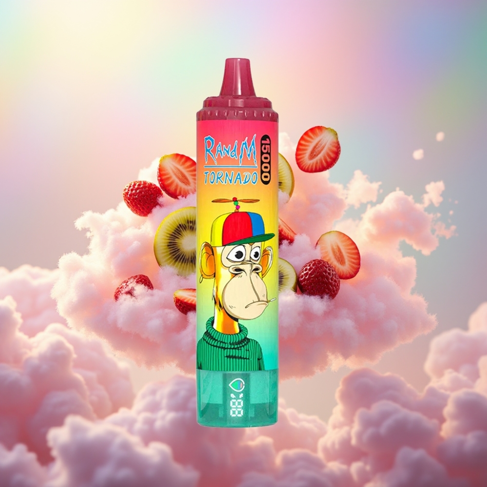 RandM Fumot Tornado 15000 Puffs Maasika-Kiivi