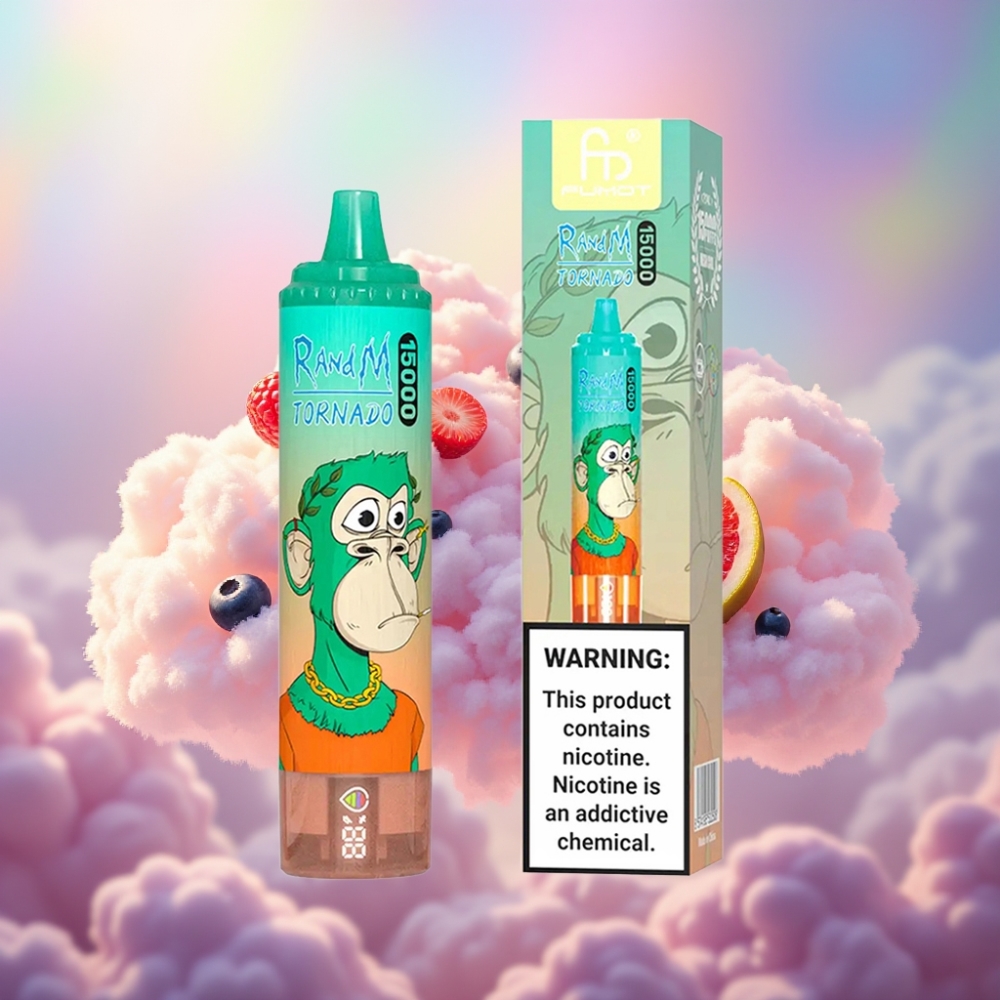 RandM Fumot Tornado 15000 Sõnge Kolme-mari Aromaat Omadused - 15000 Sõnge, 25ml Vedelik, 850mAh Akuga, 0.9 Ohm Mesh Tehnoloogia