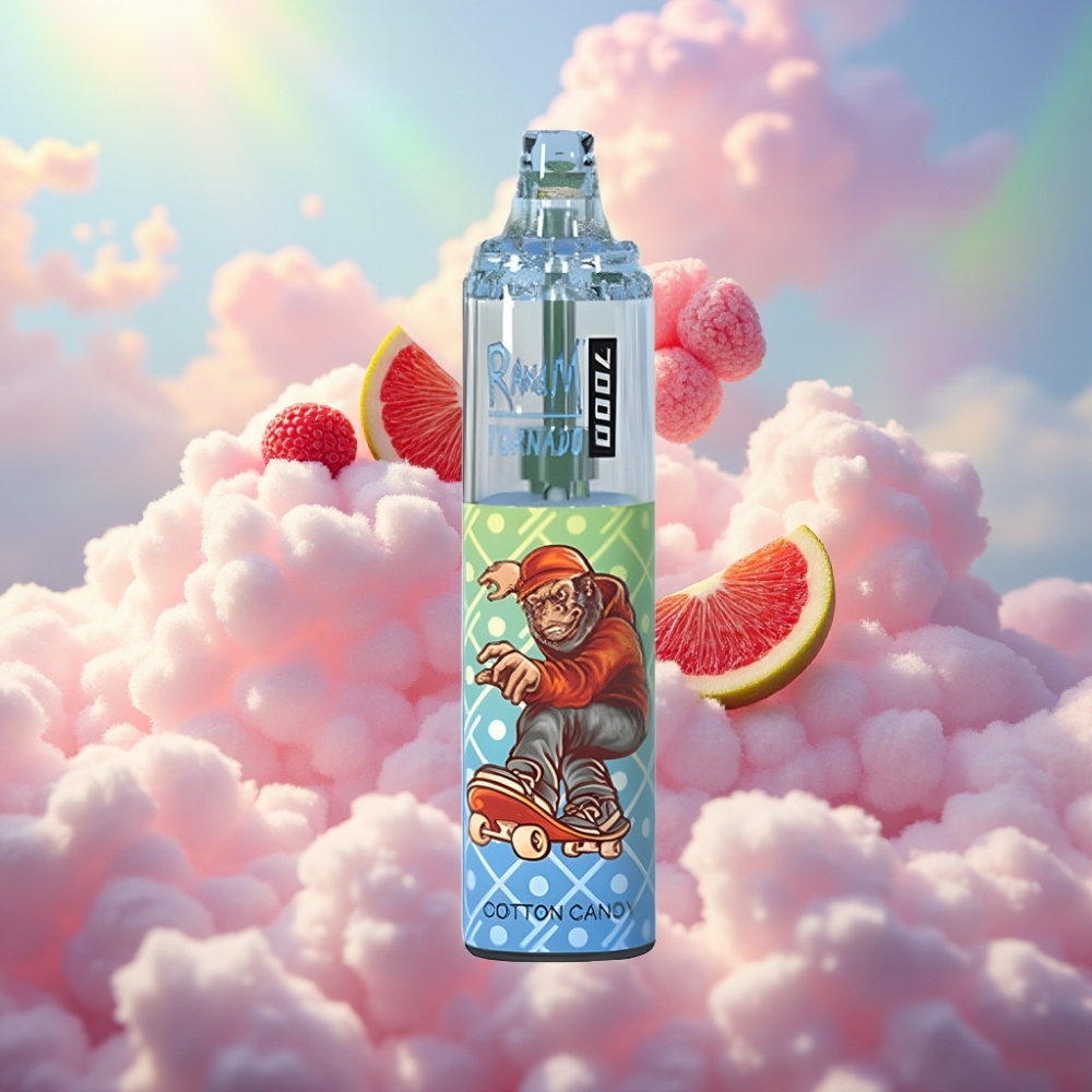 Fumot Tornado 7000 Ühekordne Vape (14 ML, 850 MAH, Meshhääl, Suhkruvatt)