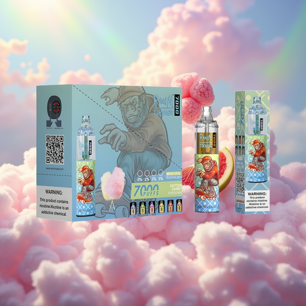 Fumot Tornado 7000 Ühekordne Vape (14 ML, 850 MAH, Meshhääl, Suhkruvatt)