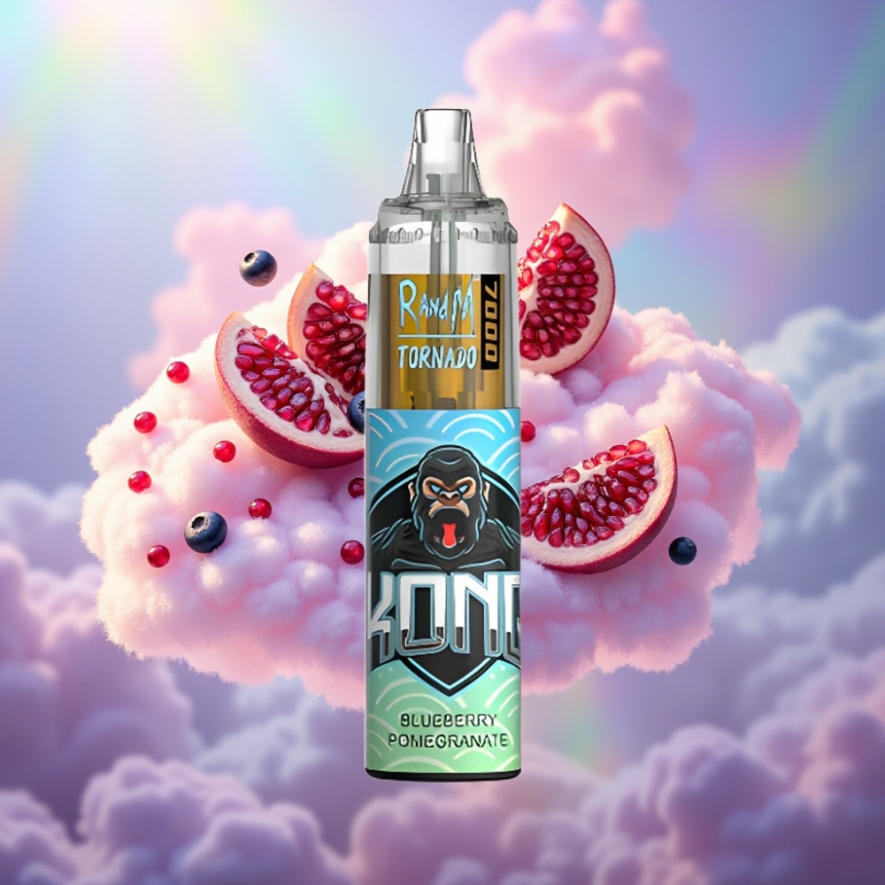 RandM Fumot Tornado 7000 Heitlevadis Kuusepudel-Mustikas Disposabel Vape