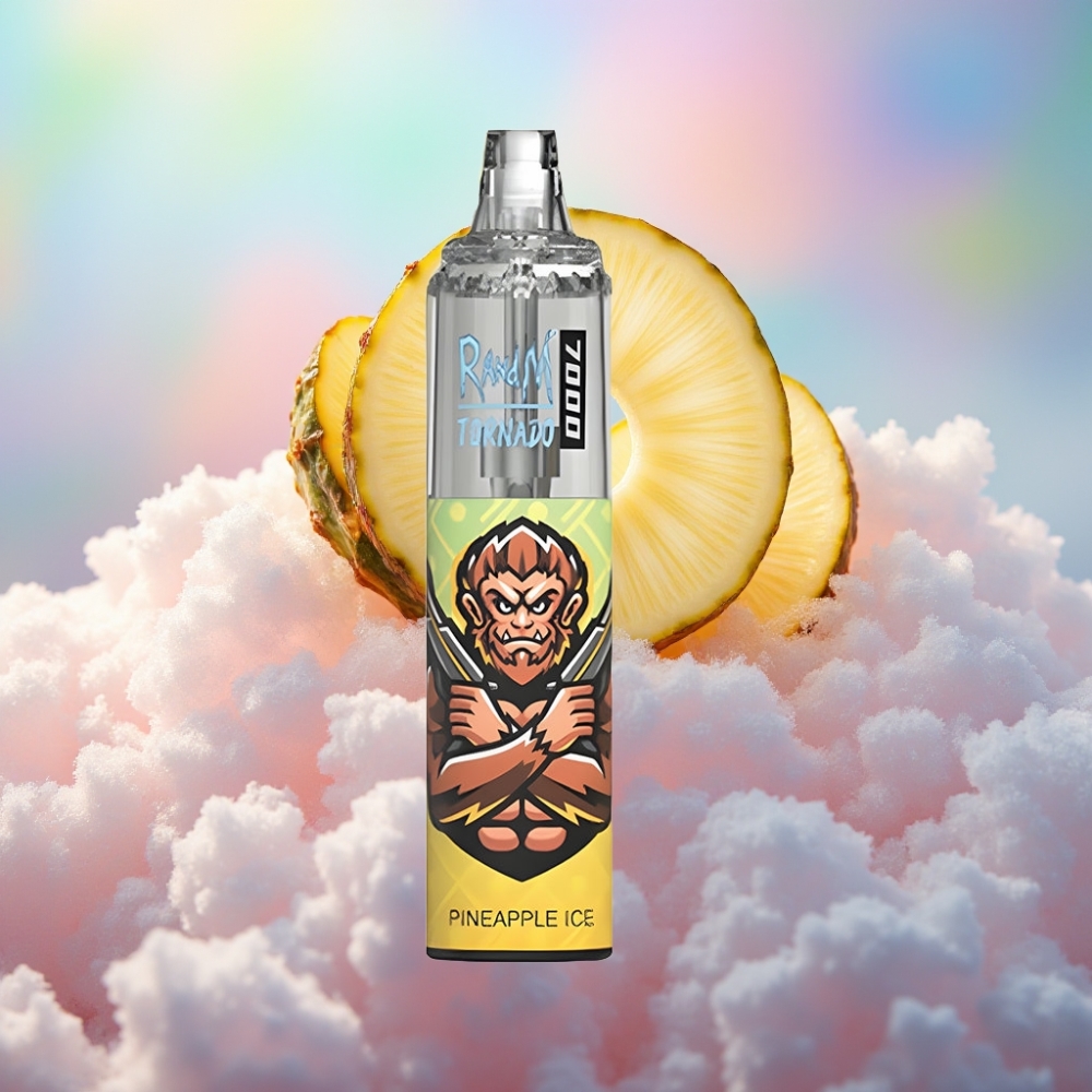RandM Fumot Tornado 7000 Pihustav Ühekordne Vape Ananass-Jää